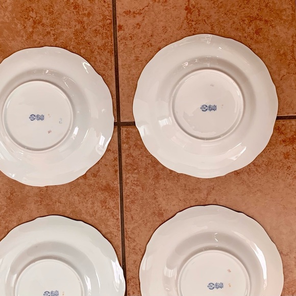 Vintage 8 Reichenbach Echo Kobalt Blue/Gold Plates - Picture 8 of 15